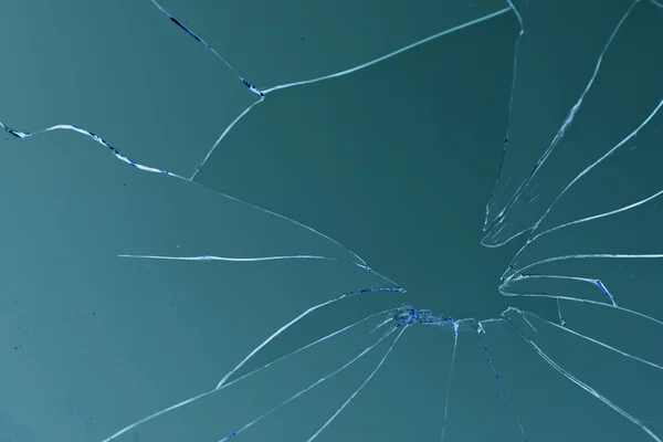 kırık cam mavi arka plan