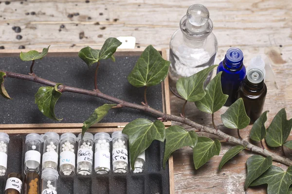 Homeopati globüller şişe