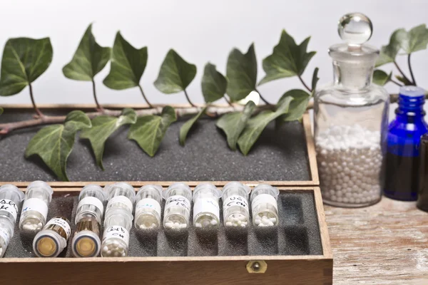 Homeopati globüller şişe