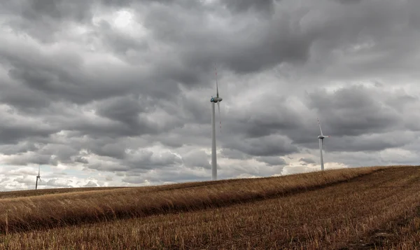 Drei Windmühlen — Stockfoto