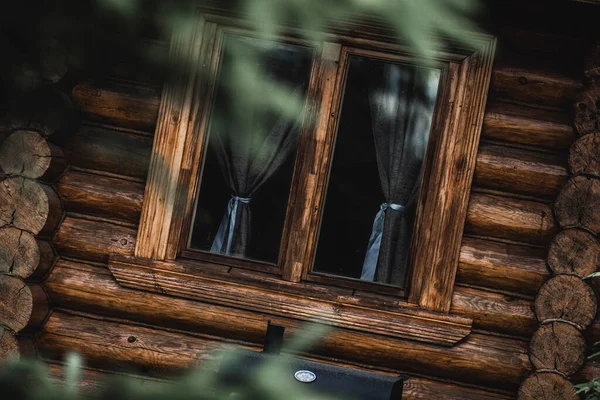 Russische Boer Folk Traditionele Log Vintage Huis — Stockfoto