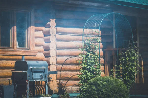 Russo Contadino Popolare Tradizionale Log Vintage House — Foto Stock