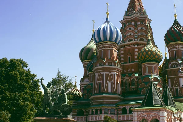Den Gamla Historiska Retro Kreml Röda Torget Moskva Ryssland — Stockfoto