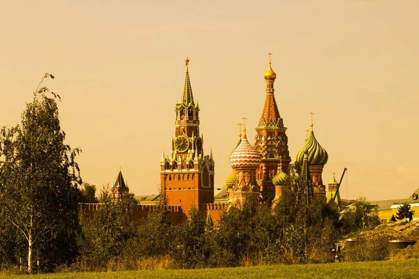 Stor Vacker Gammal Historisk Stad Huvudstaden Ryssland Moskva — Stockfoto