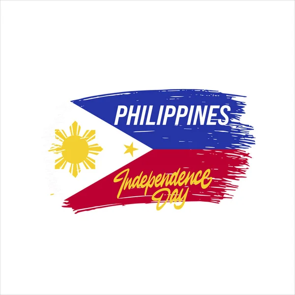 Feliz Día Independencia Filipinas País Filipinas Fondo Vector Elegante — Foto de Stock