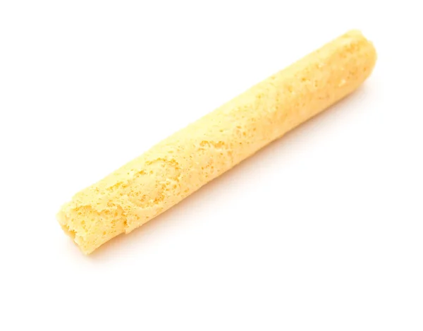 Sweet egg roll on a white background — Stock Photo, Image