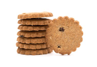 gevrek kırık beyaz üzerine kuru üzüm ile