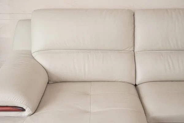 Gray comfortable and stylish sofa — Stock Photo, Image