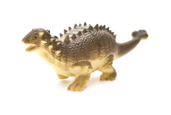Pinacosaurus toy på vit bakgrund — Stockfoto