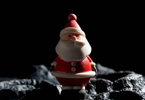Święty Mikołaj Planecie Kraterami — Zdjęcie stockowe