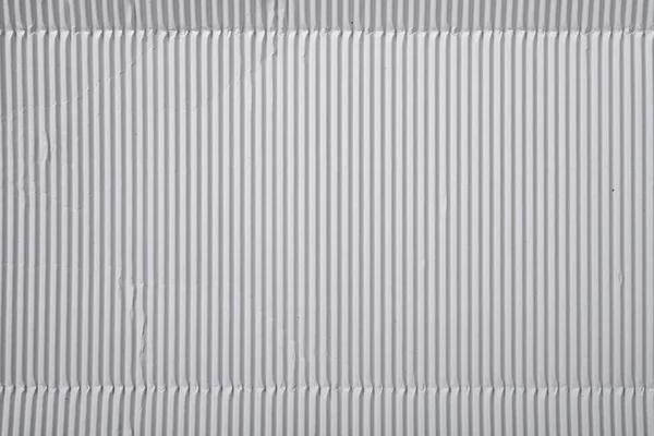 White Cardboard Corrugated Pattern Background Horizontal — Stock Photo, Image