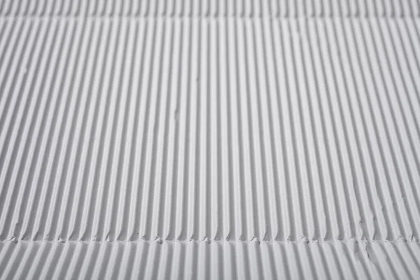 Angle View White Cardboard Corrugated Pattern Background Horizontal — Stock Photo, Image