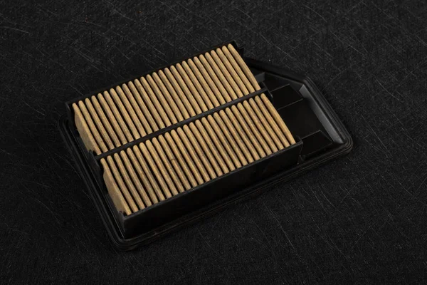 Angle View Air Filter Car Dark Background — Stock Photo, Image