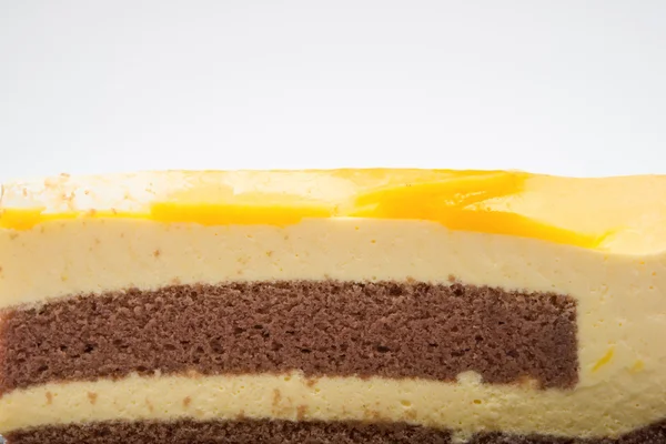 おいしいケーキをクローズ アップ — ストック写真