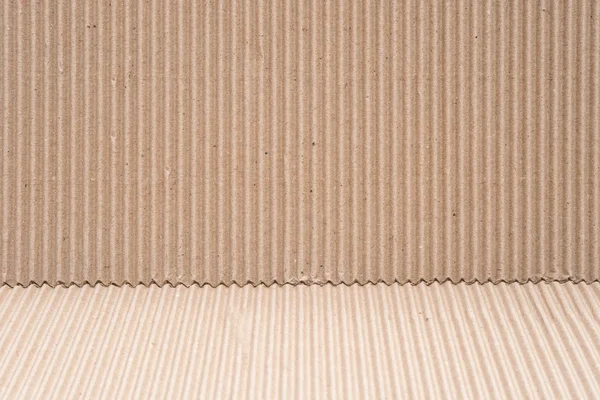 Cardboard corrugated pattern at two different angles — Stock Photo, Image