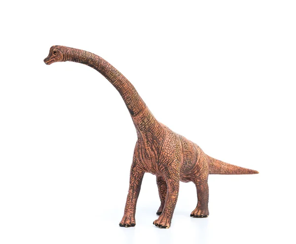 Brachiozaur zabawka na białym tle — Zdjęcie stockowe