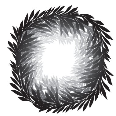 Funky çerçeve çiçek