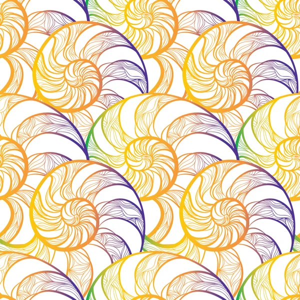 Abstract ornamental spiral pattern — Stockvector