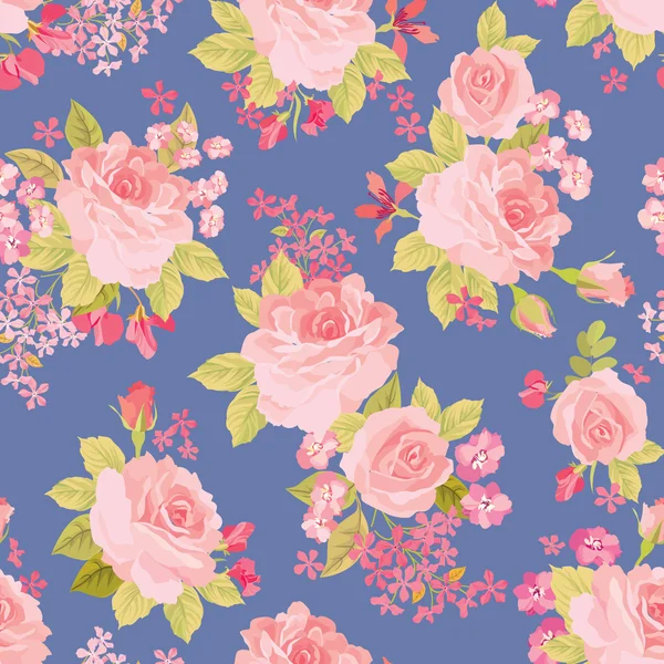 Floral seamless pattern — Stock Vector