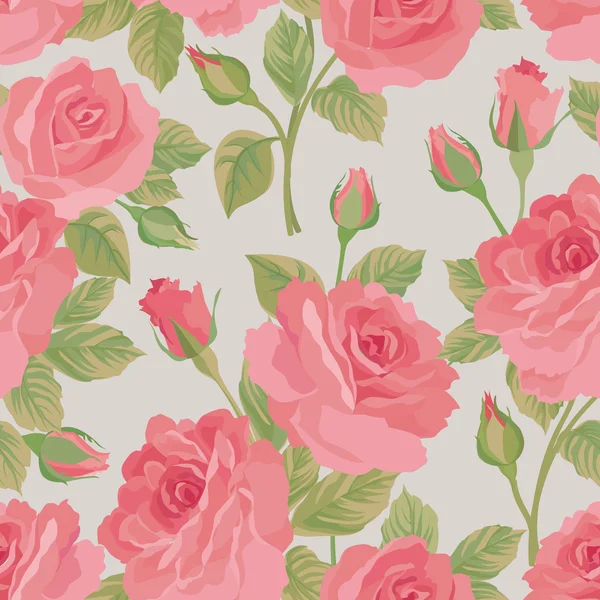 Bouquet floral motif sans couture — Image vectorielle