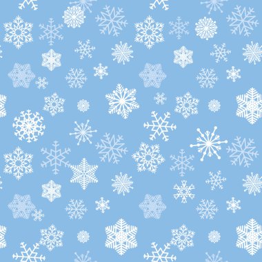 kar taneleri seamless modeli