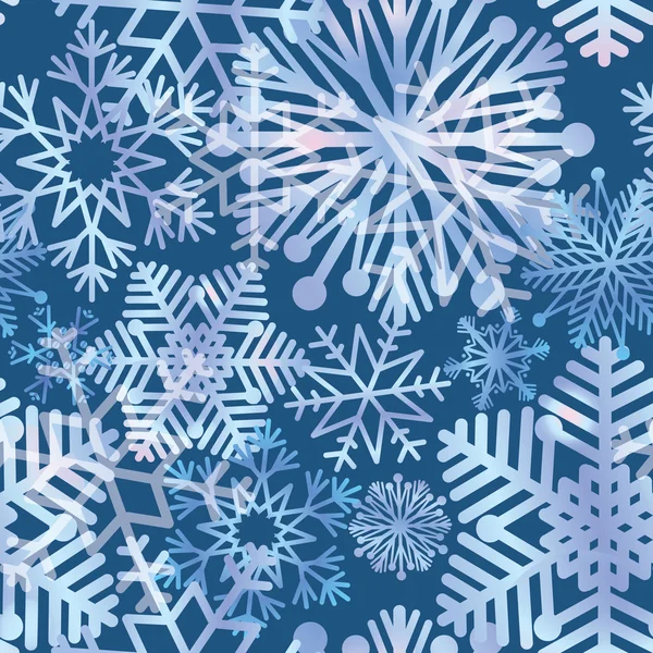Adorno de Navidad con copos de nieve — Vector de stock