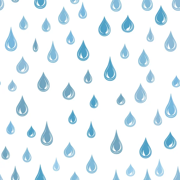 Raindrops padrão sem costura — Vetor de Stock