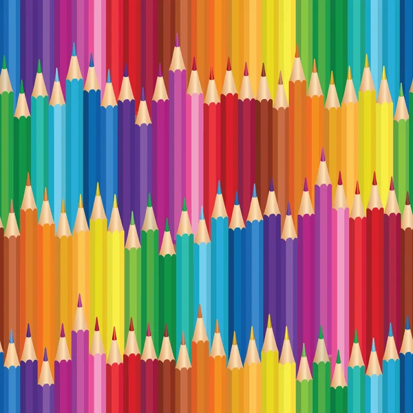 Crayon sömlös bakgrund. — Stock vektor
