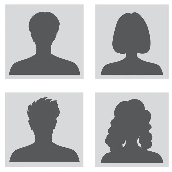 People profile set. — Stock Vector