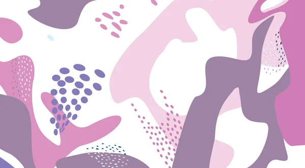 Abstrakcyjny Wzór Kropkowany Artystyczny Organiczny Kształt Ozdobne Rysowane Tekstury Kwitną — Zdjęcie stockowe