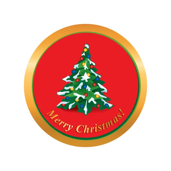 Icona di Natale . — Vettoriale Stock