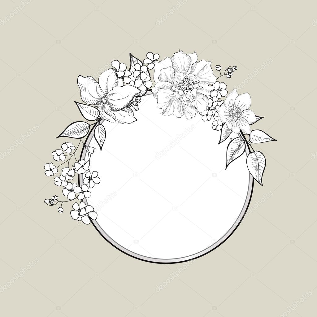 Flower Frame Vector Image By C Yokodesign Vector Stock Flower Frame Vector Image By C Yokodesign Vector Stock