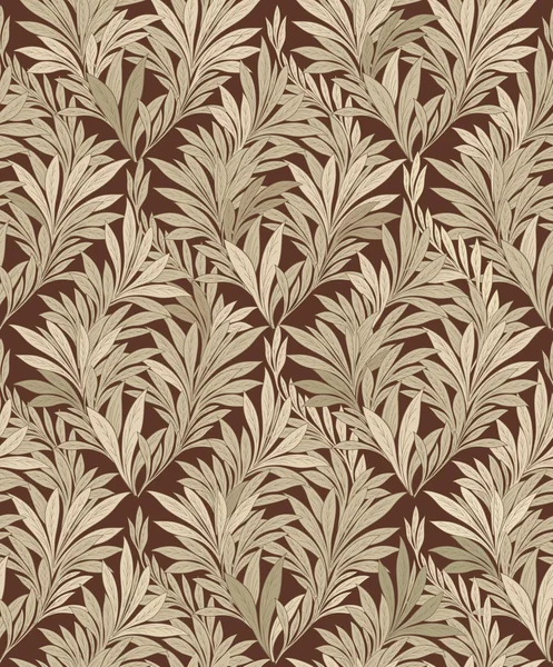 Texture abstraite des feuilles ornementales — Image vectorielle