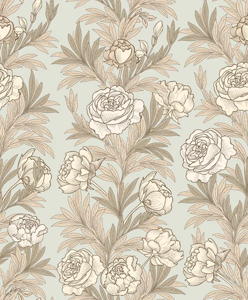 Fond floral sans couture — Image vectorielle