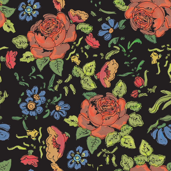 Floral seamless pattern