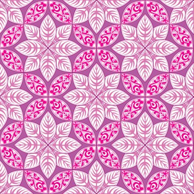 çiçek geometrik desenli