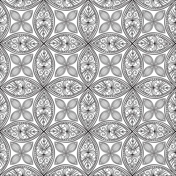 Geometrische bloemmotief — Stockvector