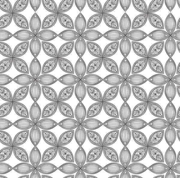 Geometrische bloemmotief — Stockvector