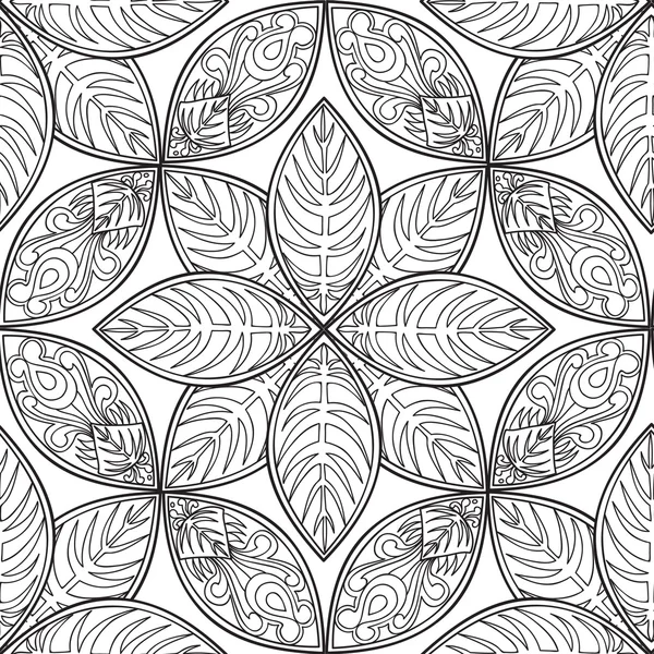 Květinový geometrický vzor — Stockový vektor