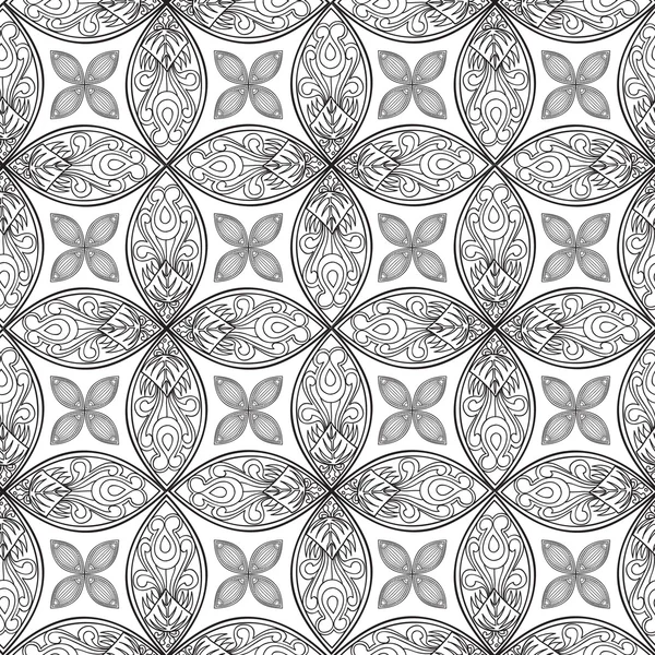 Motif géométrique floral — Image vectorielle