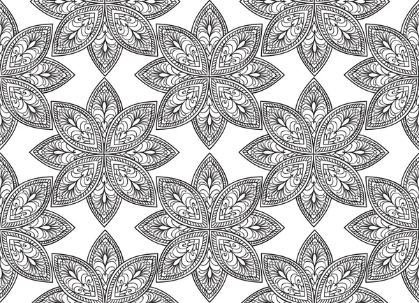 抽象的な花 patternn — ストックベクタ