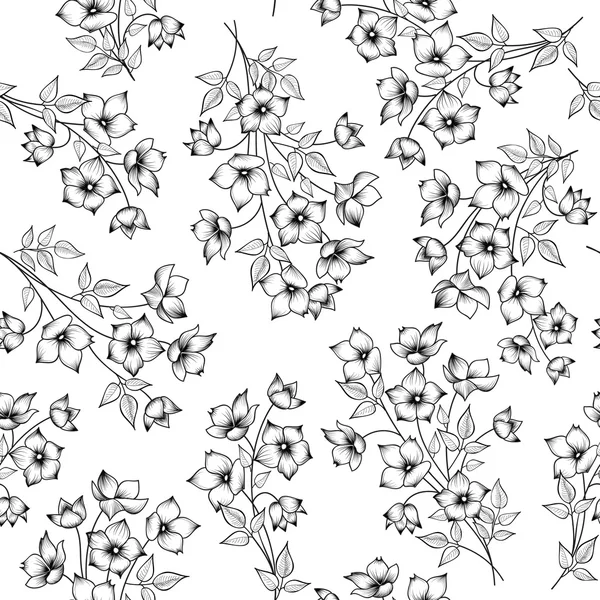 Floral seamless pattern. — Stock Vector