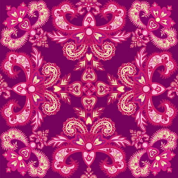 Modèle floral abstrait sans couture — Image vectorielle