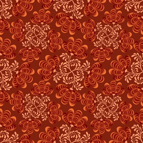 Patrón sin costura floral abstracto — Vector de stock