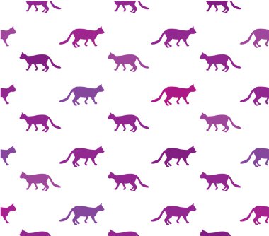 Kedi pürüzsüz desen