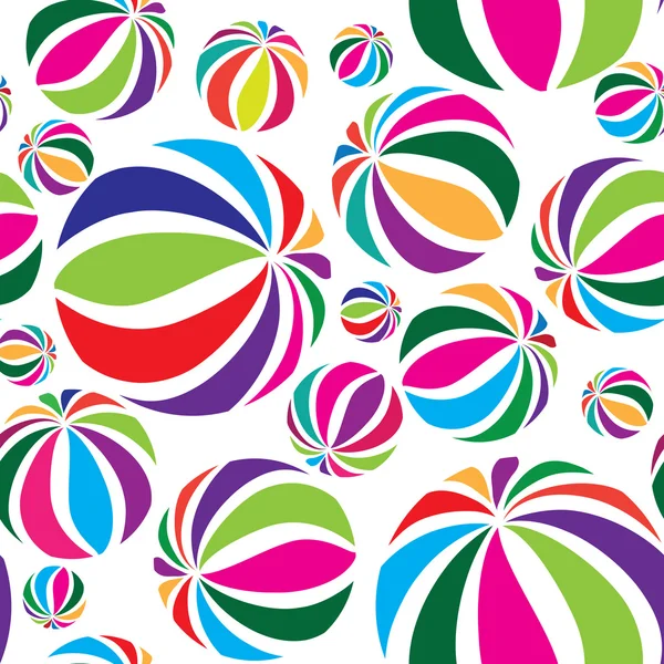 Soyut çizgili topları seamless modeli