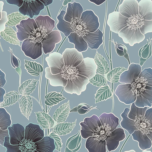 Floral seamless pattern.