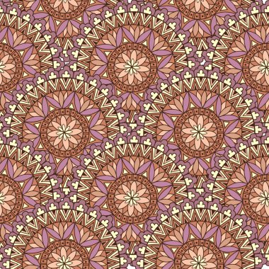 Abstract seamless pattern with doodle texture