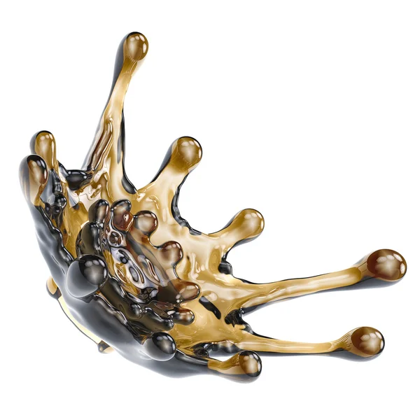 Оливковая вода брызгает, как корона — стоковое фото