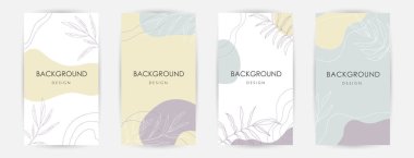 Zarif sürekli çizgi çizimi. Çok az sayıda soyut yaratıcı evrensel sanatsal şablonlar. Poster, kart, davetiye, el ilanı, kapak, afiş, pankart, broşür ve diğer grafik tasarım için iyi.